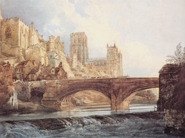 Thomas Girtin œuvres - Durh aquarelle peintre paysages Thomas Girtin